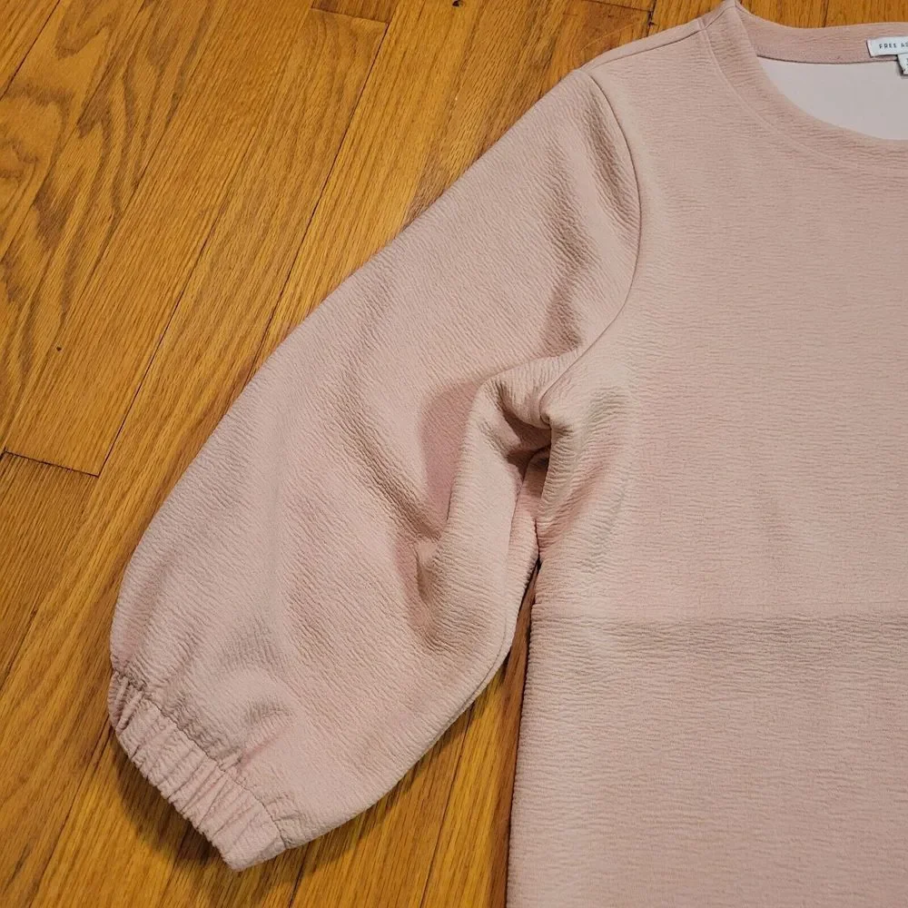 Free Assembly Womens‎ Dress 3/4 Sleeve Pink Size XXL Wedding Career Preppy - Picture 5 of 16